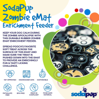 SodaPup Zombie Design Emat Enrichment Lick Mat
